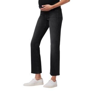 Joe's Denim Jeans Classic Black Icon Crop Bootcut Maternity Jeans Size 32